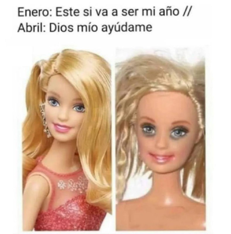 Enero: Estesiva:a ser miaño.// Abril: Dios mío ayúdame